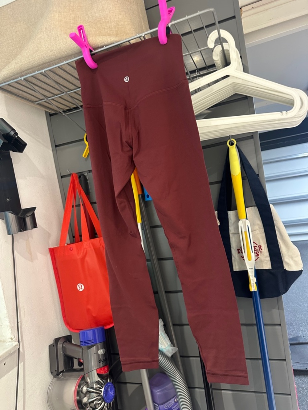 Lululemon High-Rise Leggings in Deep Burgundy Align